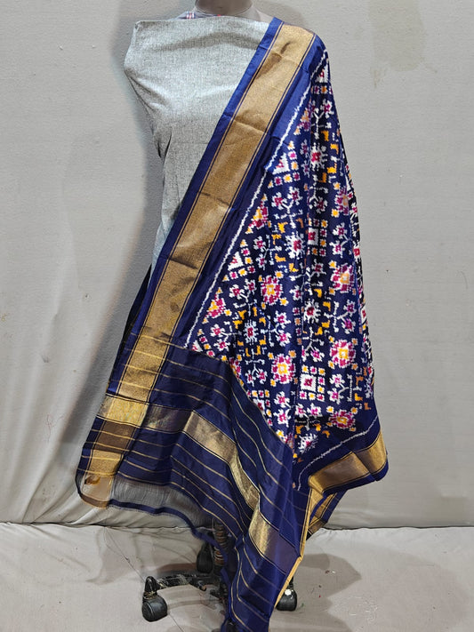 Pochampally IKKAT SILK duppata*
🎉*Length: 2.5 meters*
🎉*Height: 36 inches*