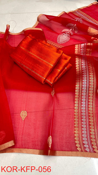 Bahula | PURE KORA SILK SAREES