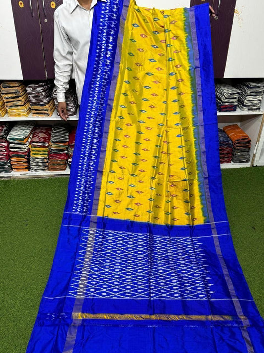 Hiba | Pure silk ikat saree