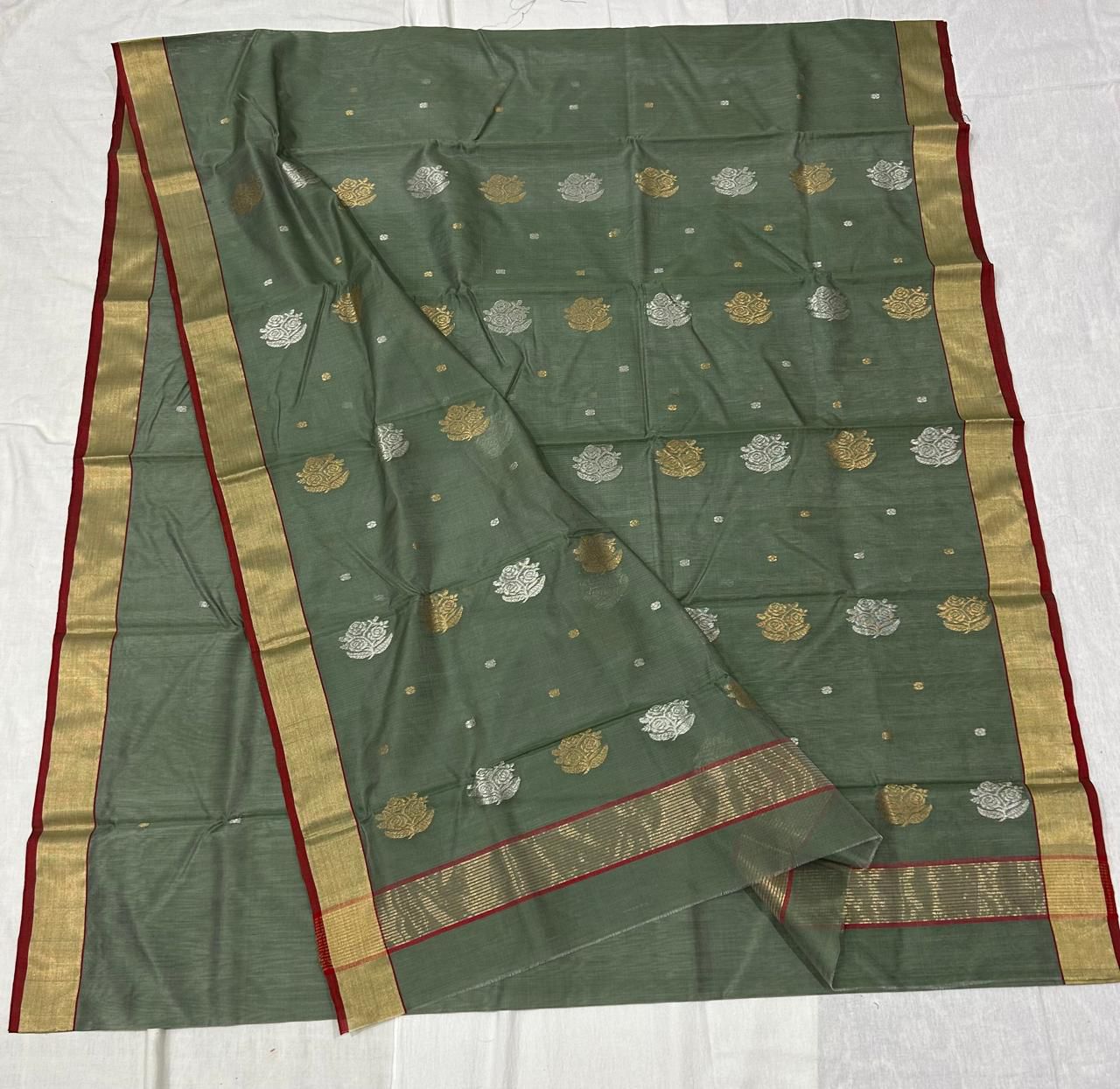 Chandraprakash | Cotton Silk Chanderi Saree