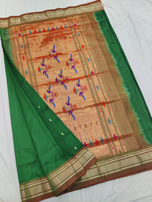 Prahmila | Pure silk handloom Paithani Saree