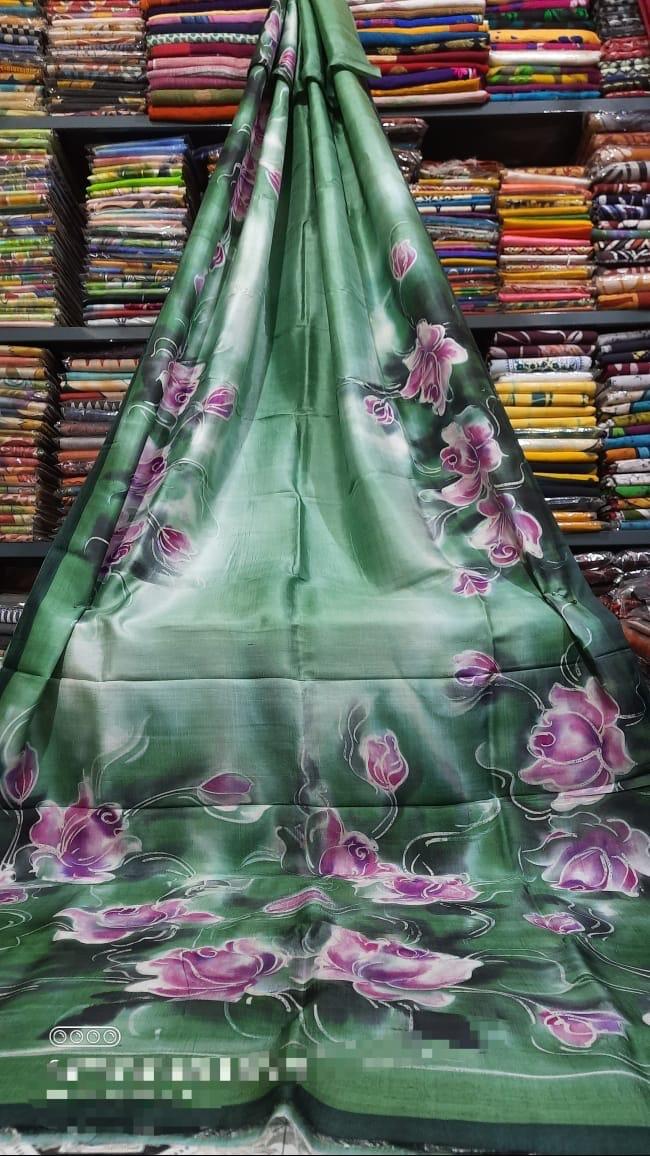 Badhini | Murshidabad Silk Batik Sarees