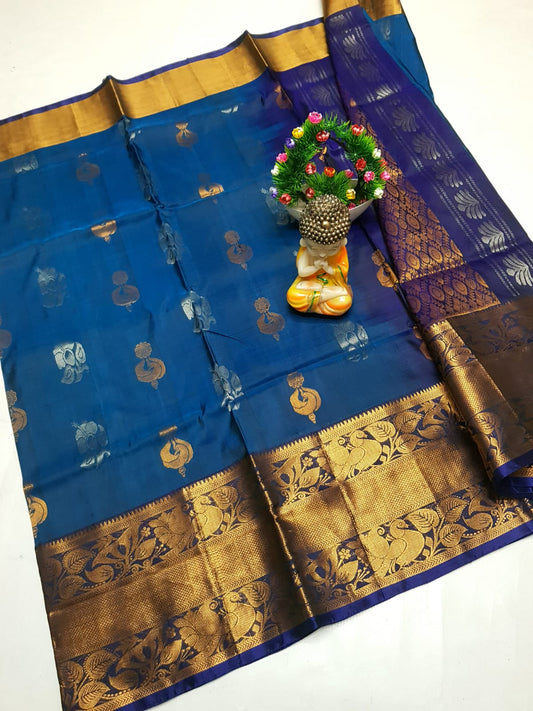 🌹uppada pattu🌹
💐🌹 Kanchi border Kalanjali buta sarees 
 🌹Good quality 💐👌👌👌
 Fabric: uppada pattu/pattu 💐💐