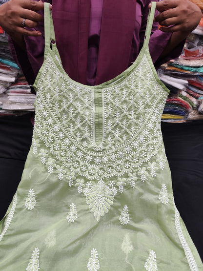 Chinalya | Chikankari Spaghetti Kurta