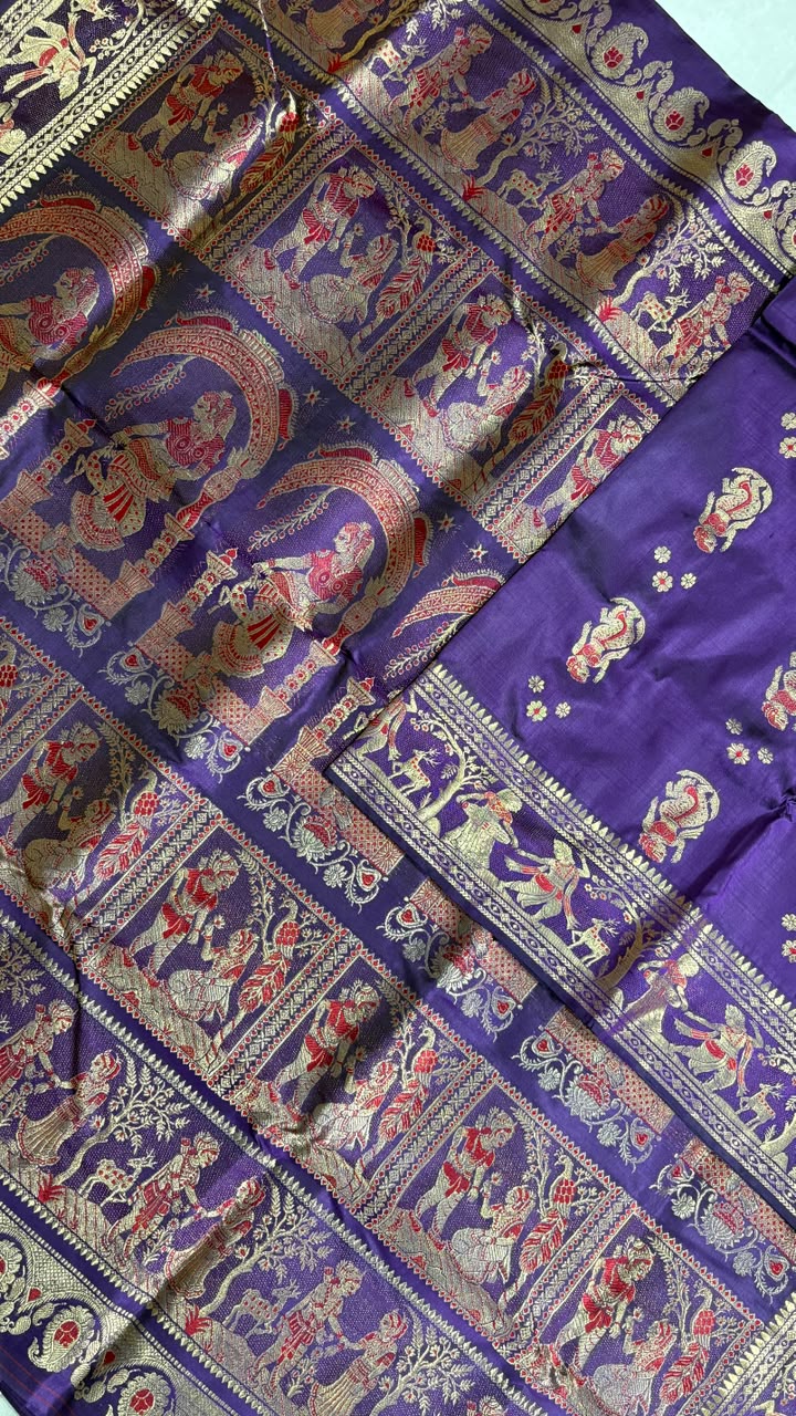 Swarnachari saree.
Material silk with bp.
With silkmark.