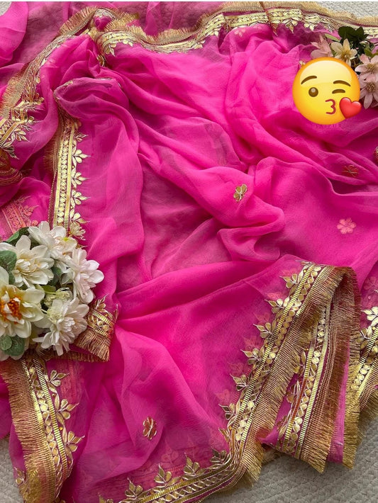 Gurbir | Gota patti Saree
