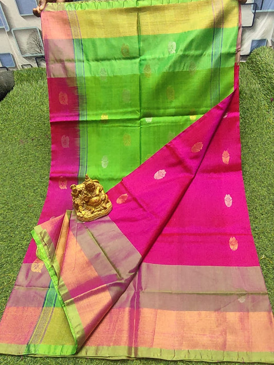 Vanijya-handloom-uppada-pure-pattu-sarees| Handloom Uppada Pure Pattu Sarees