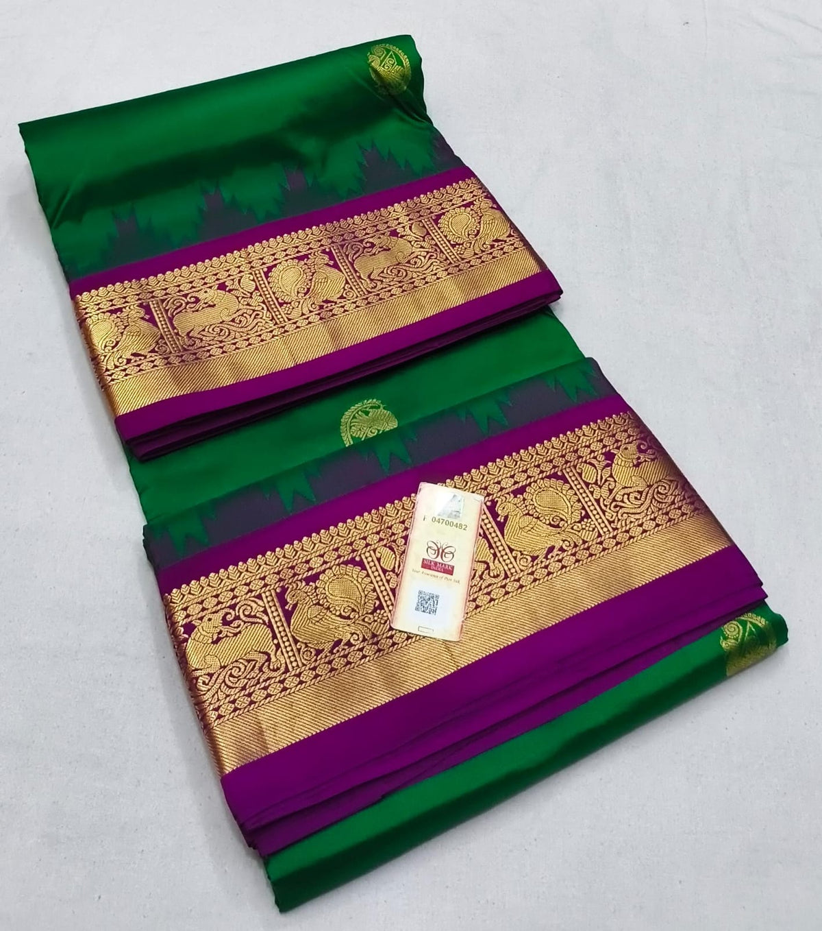 9 yards pure silk kanchipuram saree