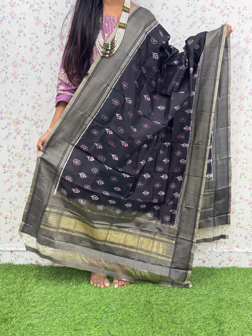 Ivo | Ikat Pure Silk Dupatta