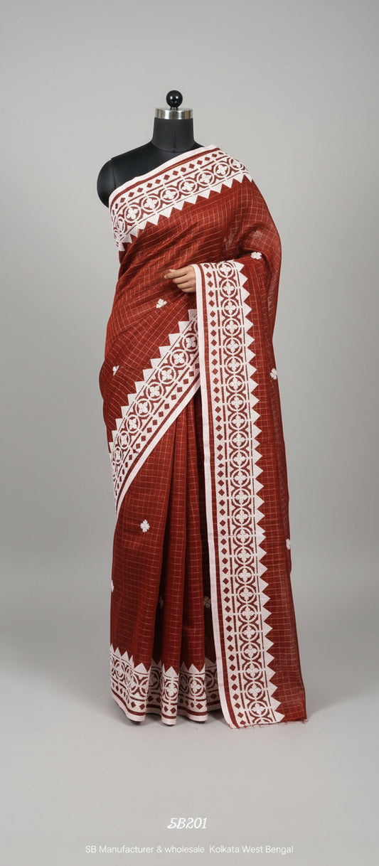 Apalaksha | Dhonekhali tant applique