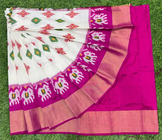 Bhavshita | Pochampally Ikat silk saree
