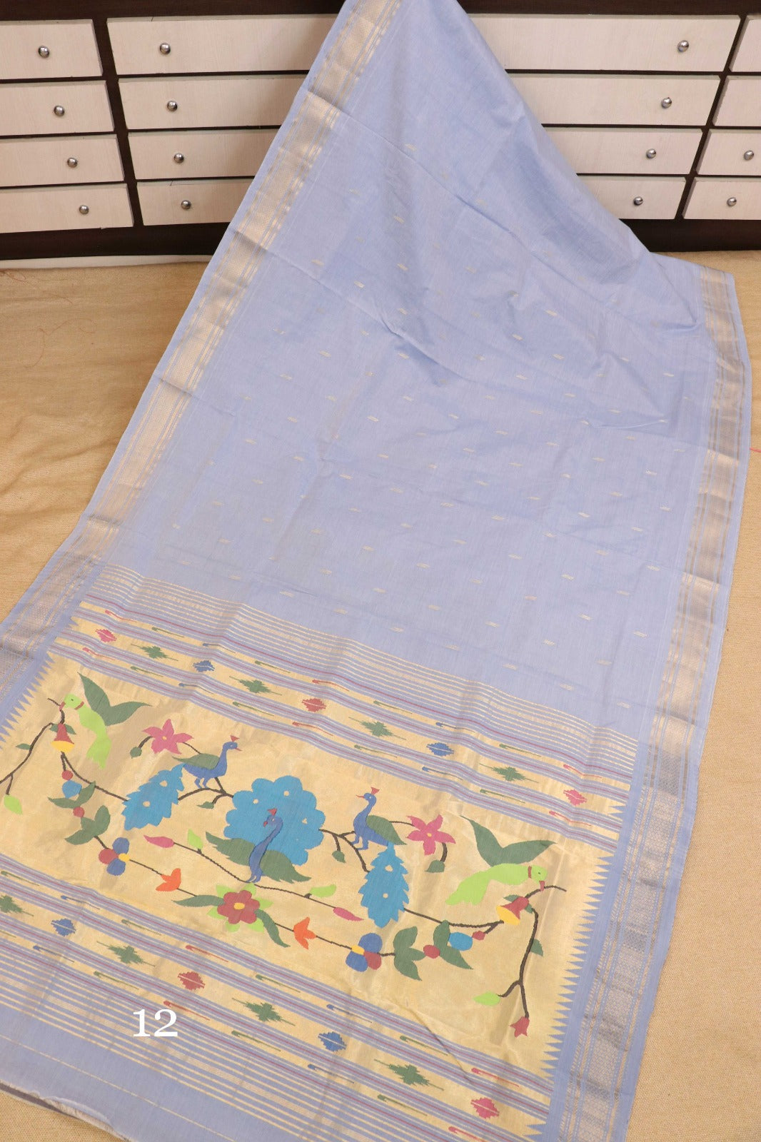 Karishma | Cotton Handloom Paithani Saree