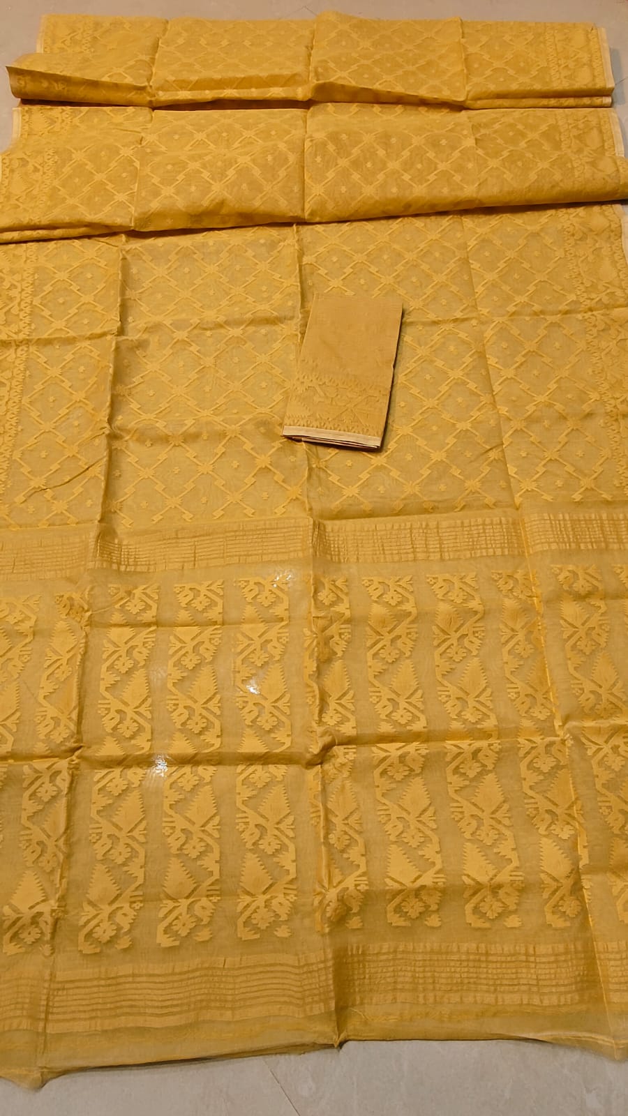 Jahnavipriya | Half Silk Jamdani