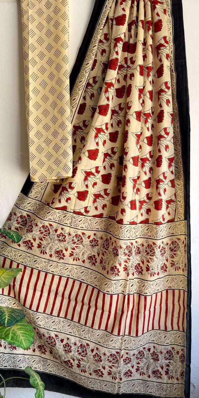 block prints on mul cotton