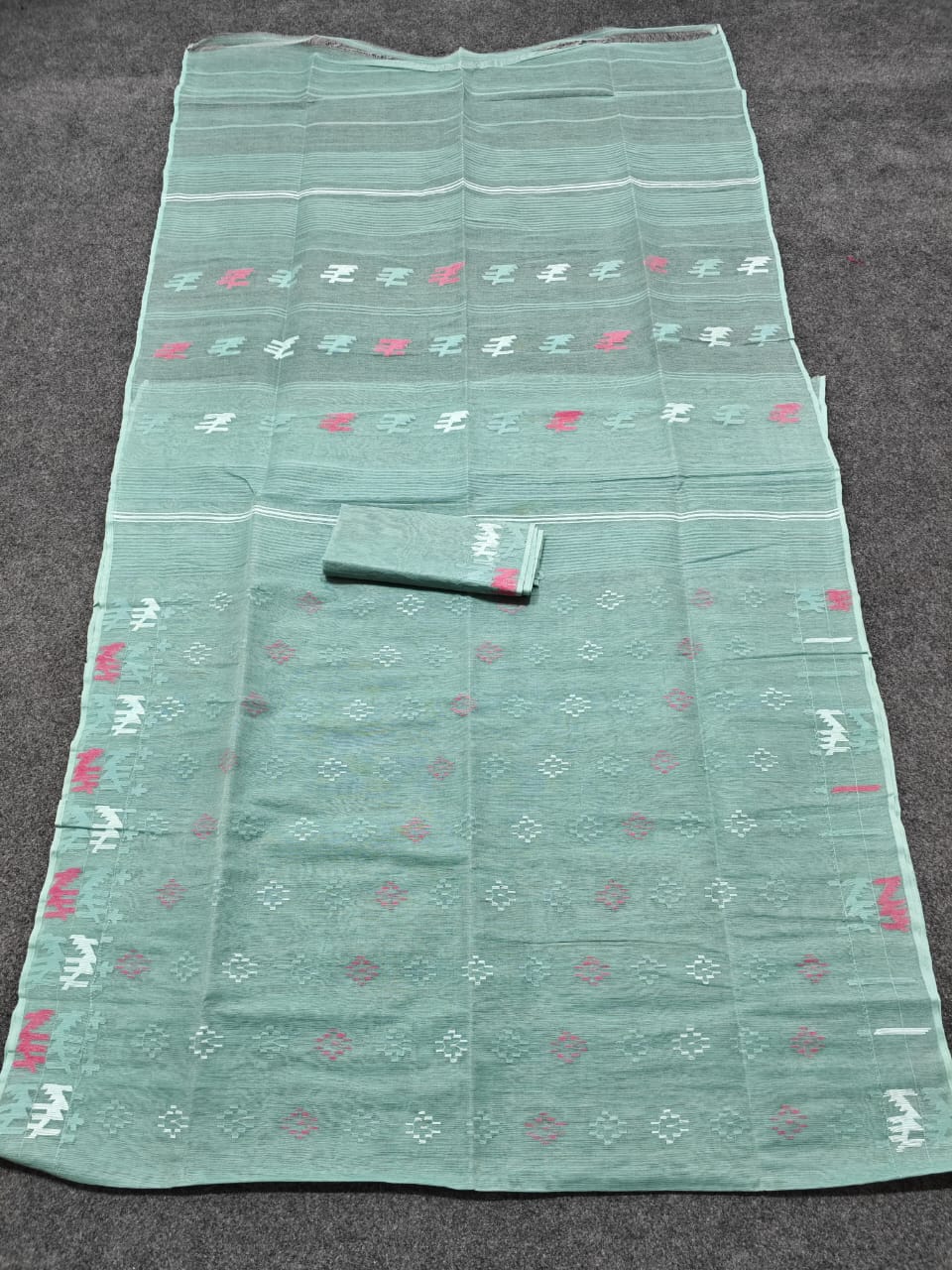 Dulari | Cotton Silk Dhakai Saree