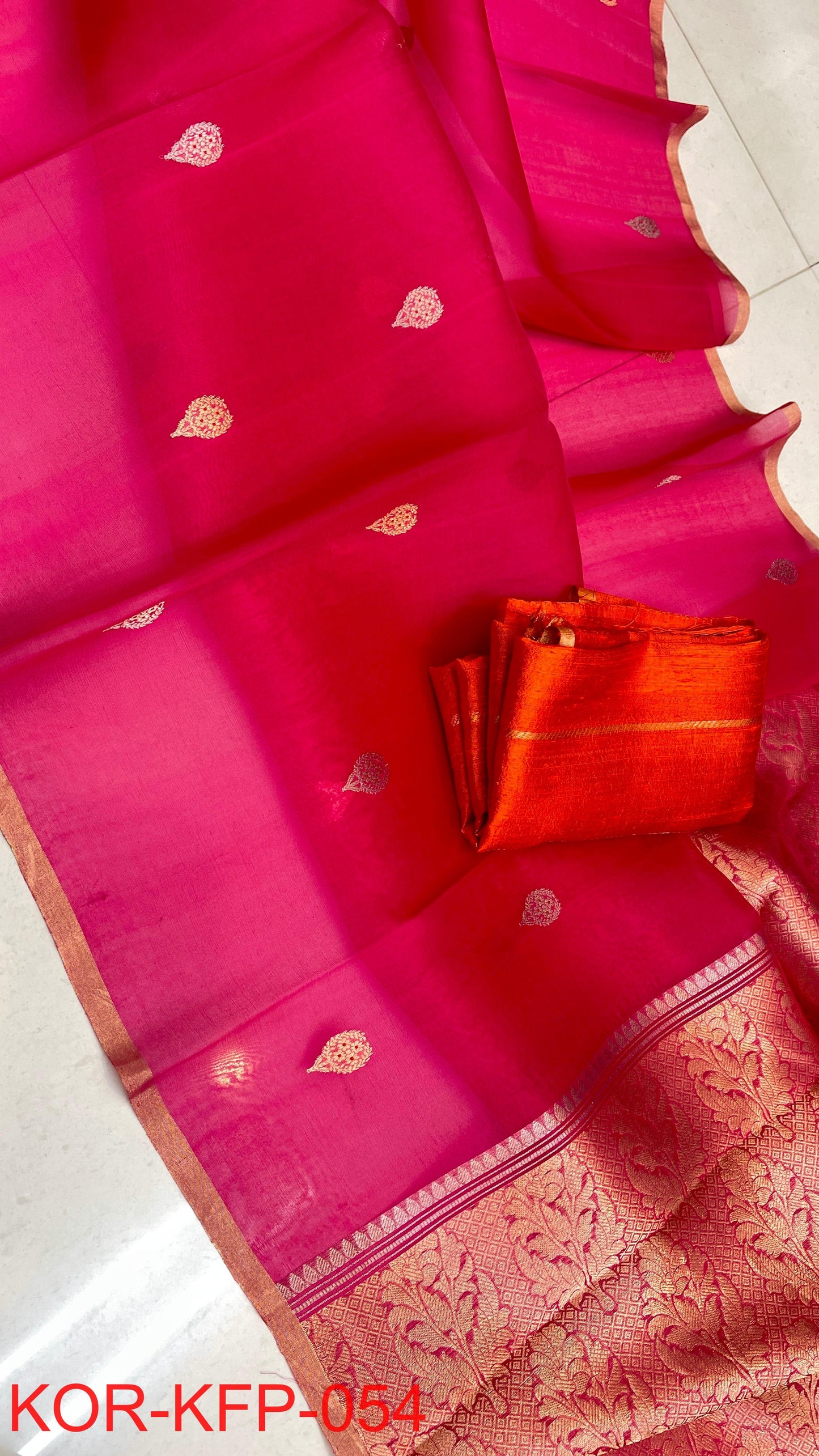 Bankimika | PURE KORA SILK SAREES