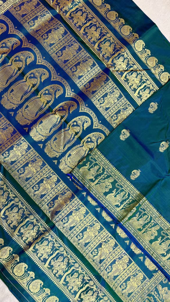 Baluchari sarees.
Material silk with bp.
With silkmark.