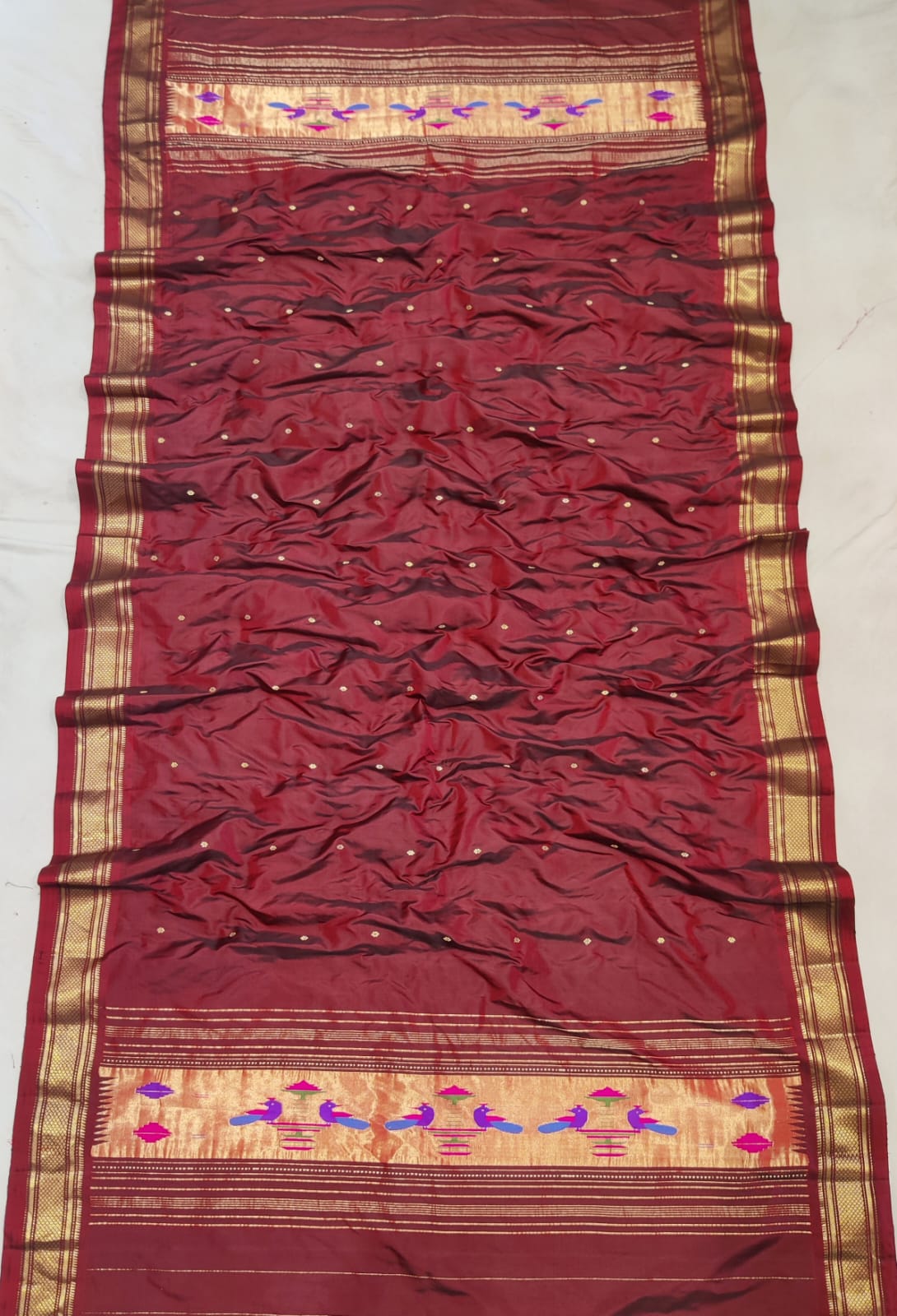 Sargam | Pure silk paithani dupatta