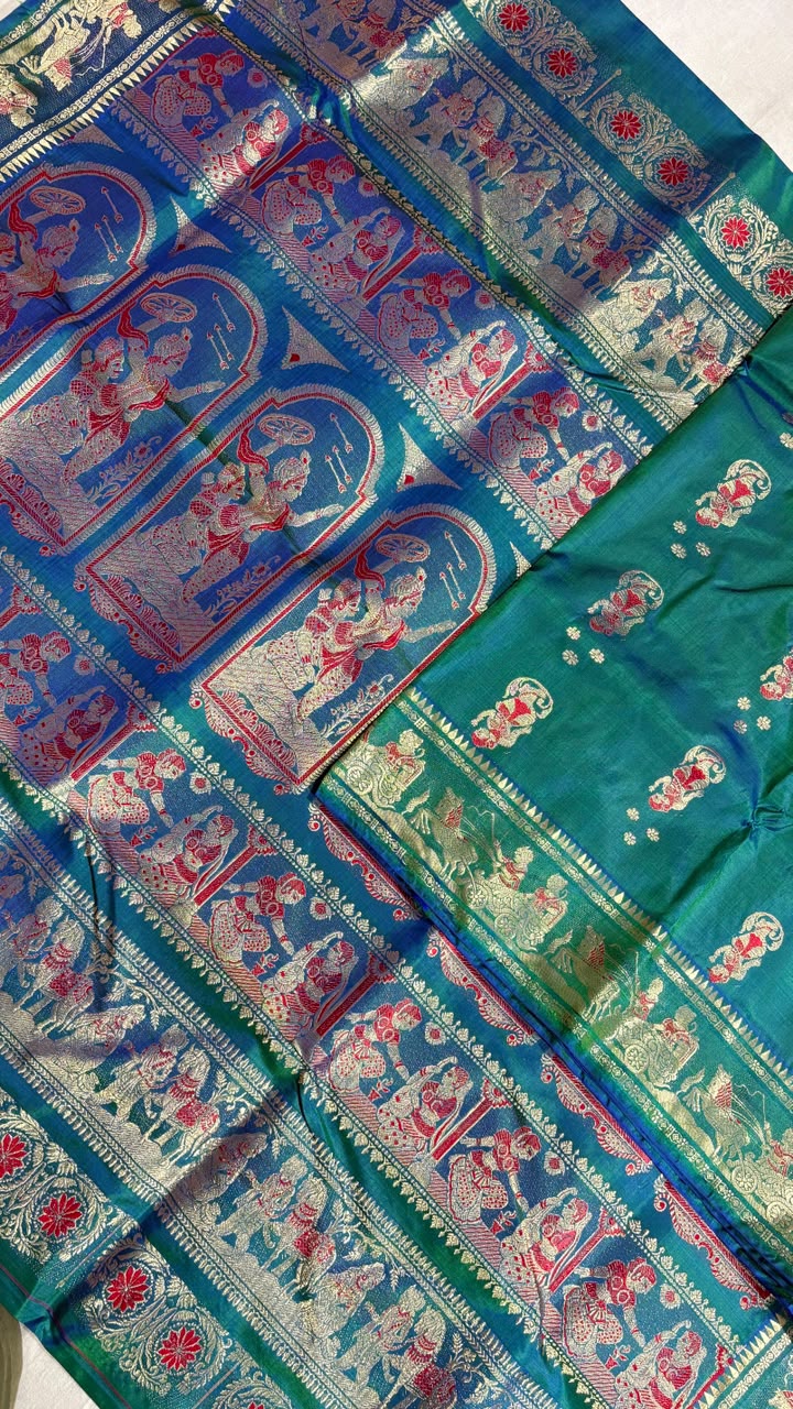 Swarnachari saree.
Material silk with bp.
With silkmark.