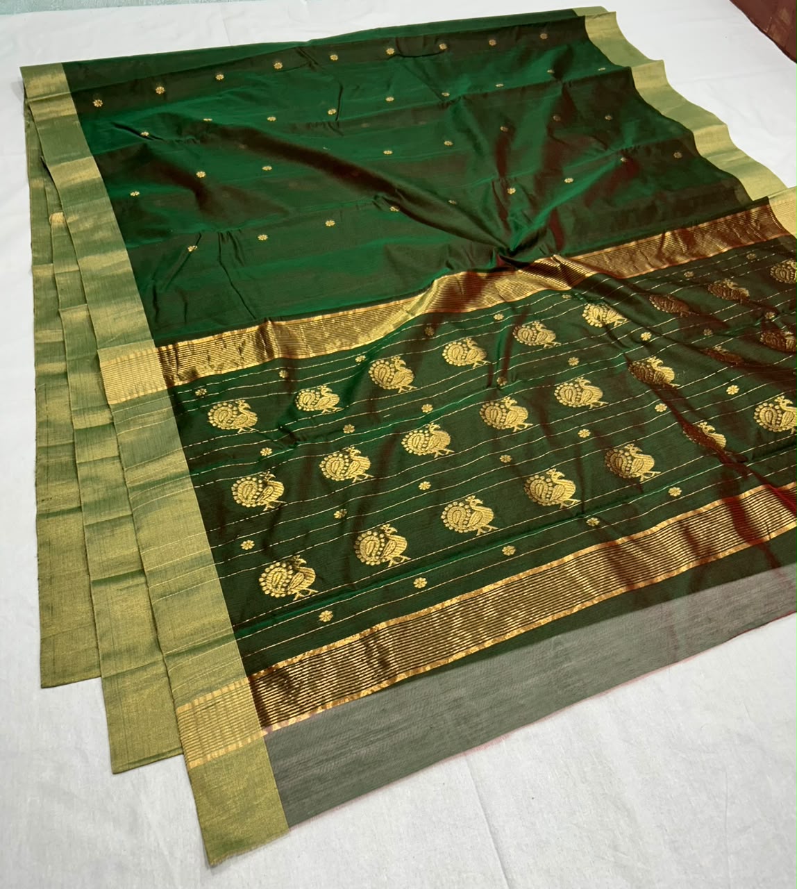 Chanderi cotton silk 