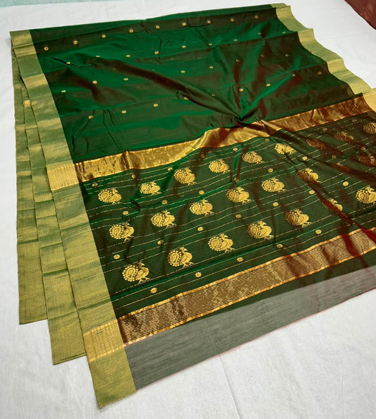 Chanderi cotton silk 