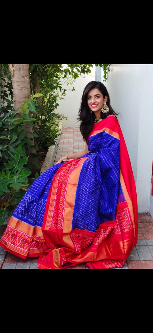 Ishmita | Pochampally Ikkat silk saree