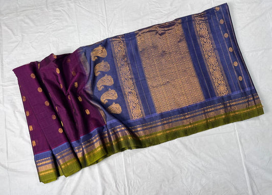 Fatma | Gadwal Sarees in Silk Cotton