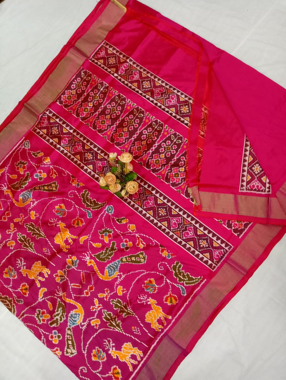 Inara | Pochampally Ikkat silk saree