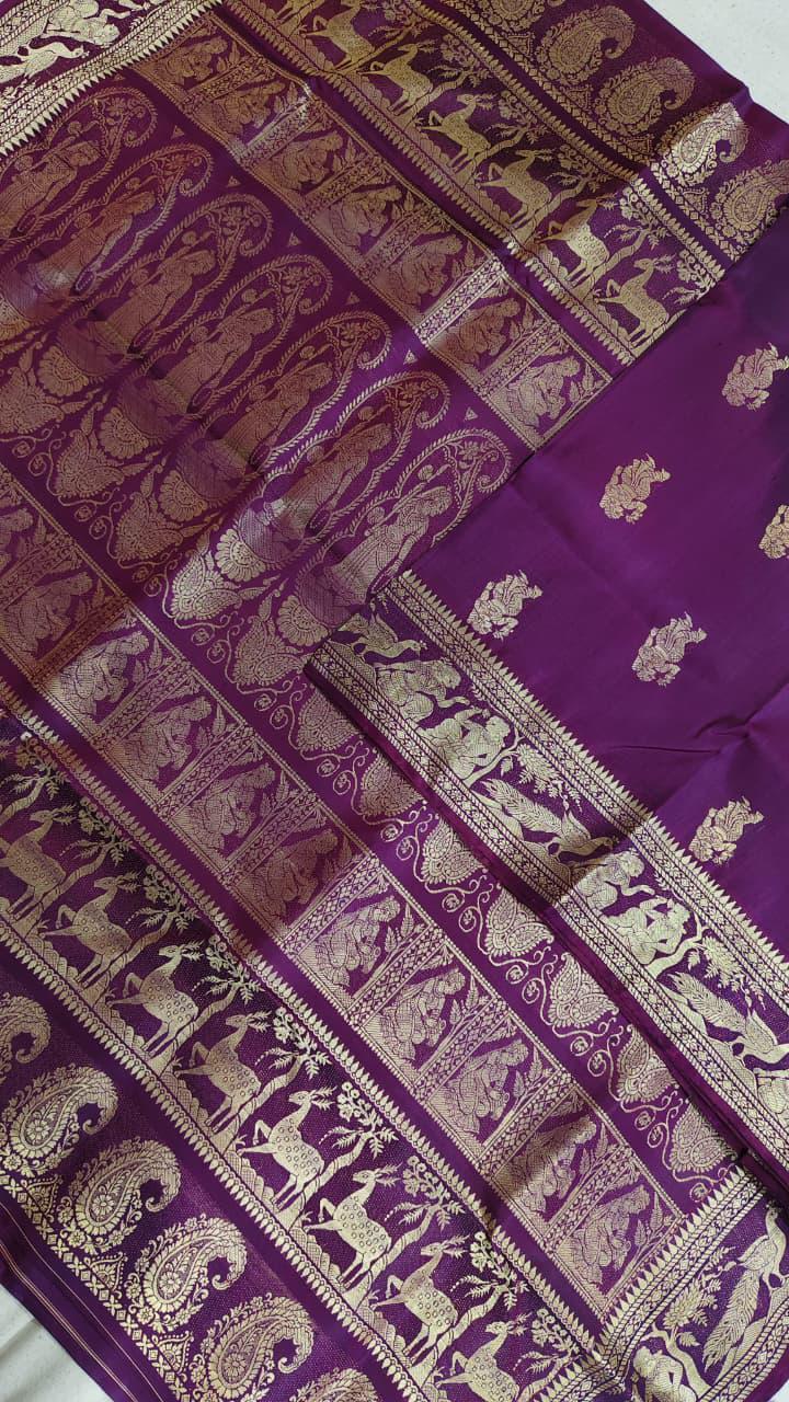 Balumika | Meenakari baluchari saree