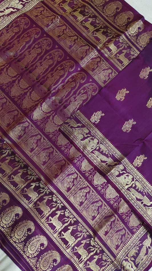 Balumika | Meenakari baluchari saree