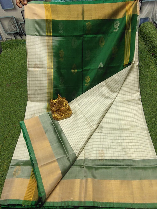 Mallige-handloom-uppada-pure-pattu-sarees| Handloom Uppada Pure Pattu Sarees