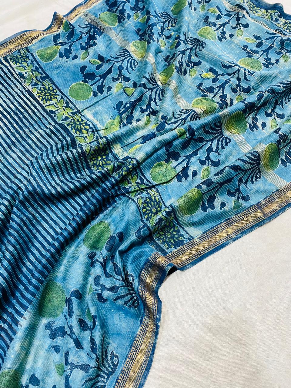 Maarisha | Block prints on cotton silk