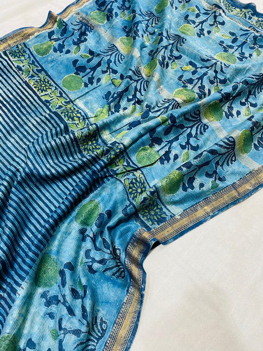 Maarisha | Block prints on cotton silk