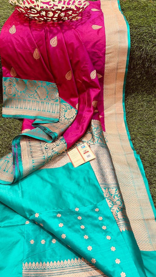 Chaliya-katan-silk | Banarasi Sarees in Katan Silk