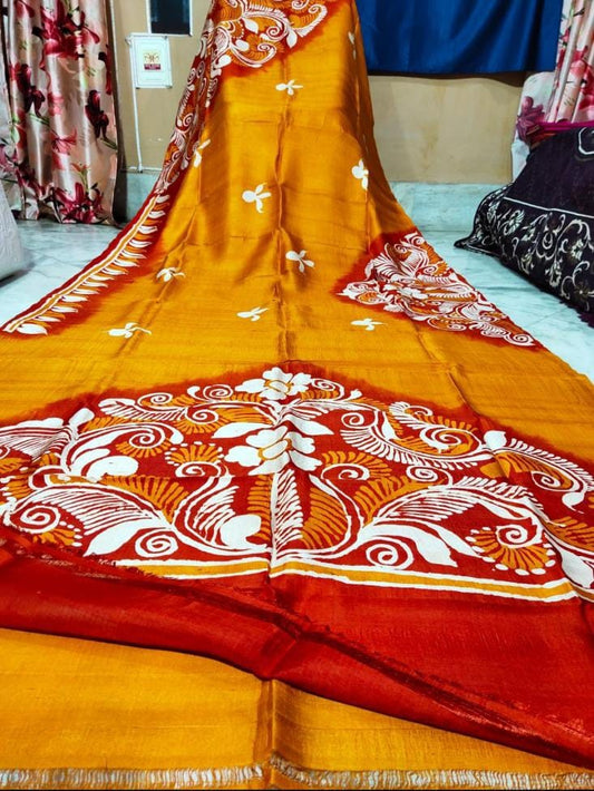 Bansirah | Murshidabad Silk Batik Sarees