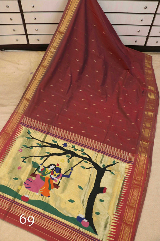 Mishti | Cotton Handloom Paithani Saree