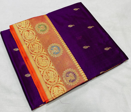 Nandi-Peshwai | Peshwai dagina silk sarees