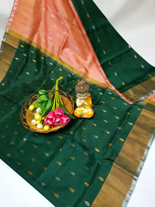 Ulrana | Uppada-Pattu-Nakshatra butti-Saree