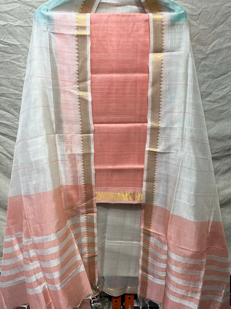 Singara-mangalagiri-pattu-dress-material | Mangalagiri-Pattu-Dress-Material