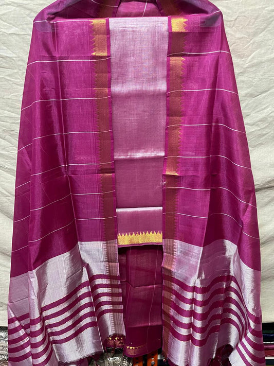 Varshini-mangalagiri-pattu-dress-material | Mangalagiri-Pattu-Dress-Material