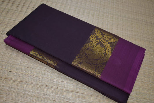 Chettinadu Cotton Saree in Black