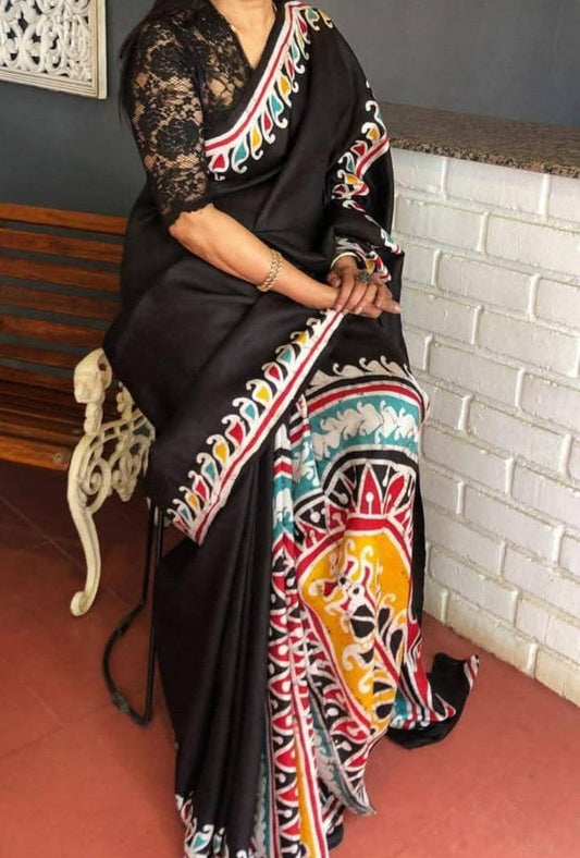 Banzeli | Murshidabad Silk Batik Sarees