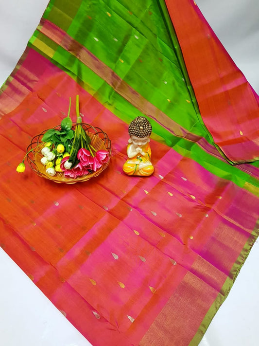 Ulmaa | Uppada-Pattu-Nakshatra butti-Saree