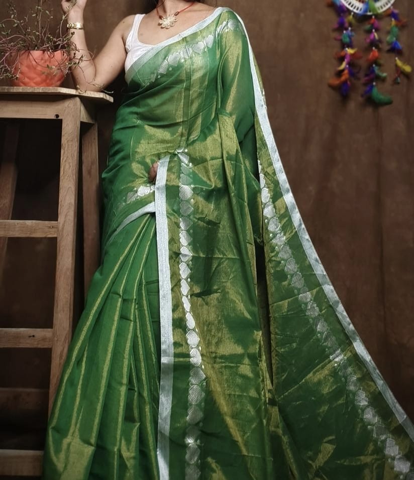 Trufena | Tissue Saree