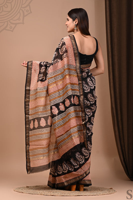 Mohini | Block prints on cotton silk