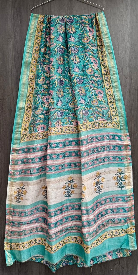 Bohitha | Block printed with Maheshwari border