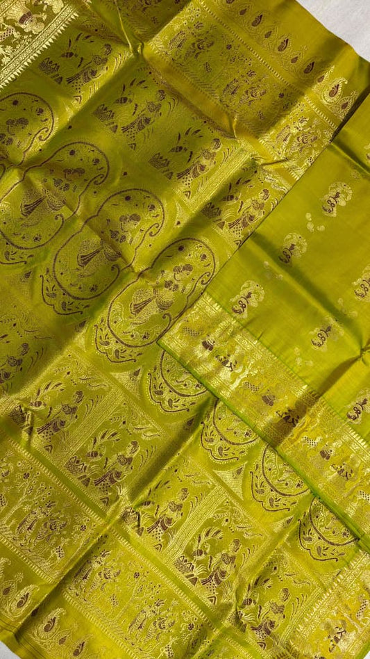 Swarnachari saree.
With silkmark.
Material silk with bp.