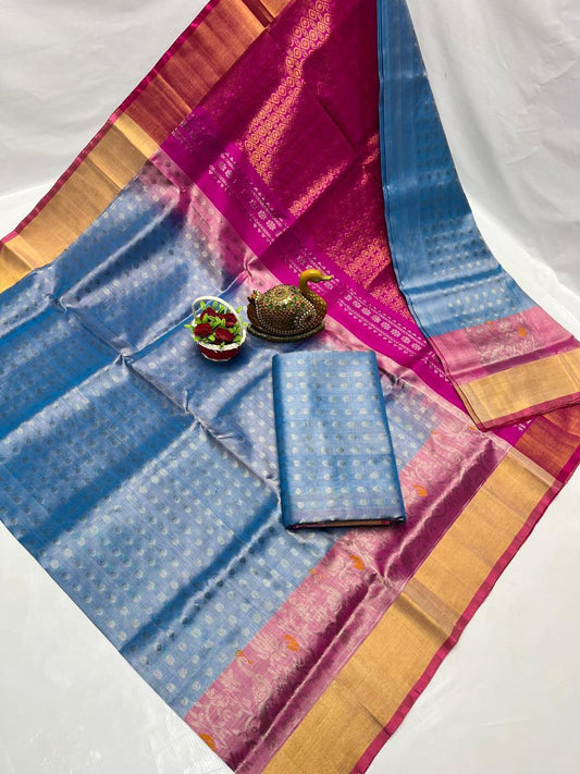 Unika | Uppada Pattu Saree with all over buttis