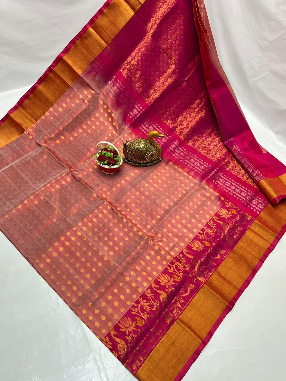 Umashree | Uppada Pattu Saree with all over buttis