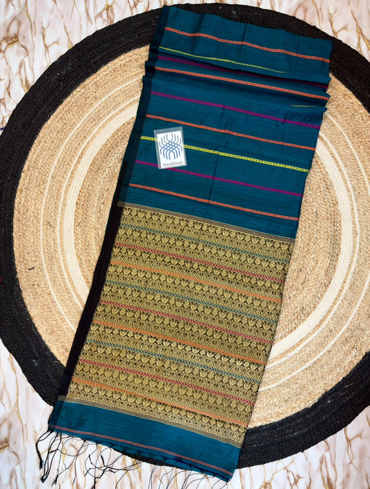 Matka jamdani
 saree
With bp